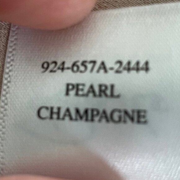 Rails Lg Slv Rayon Viscose Crepe Chiffon Blouse Pearl Champagne Sz M NWT - Picture 12 of 14